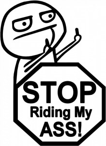 Sticker Auto Stop Riding