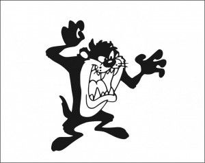 Sticker Auto Taz