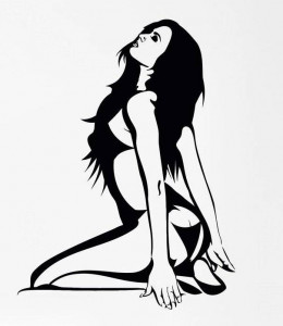Sticker Autocolant Sexy 50 cm