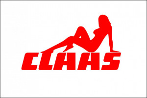 Sticker Claas Girl