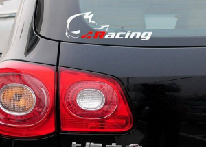Sticker Geam VW Racing