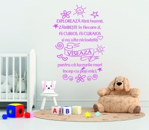 Sticker perete cameră copil – Visează
