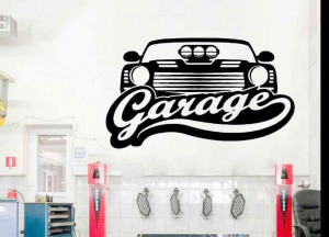 Sticker Perete Garaj Auto Service M1