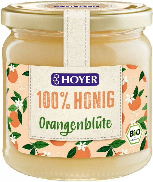 Miere din flori de portocal bio 500g Hoyer