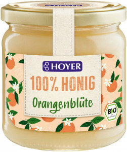 Miere din flori de portocal bio 500g Hoyer