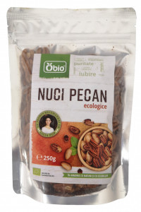 Nuci Pecan Raw Organice, 250g