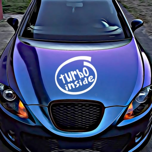 Sticker Auto Turbo Inside