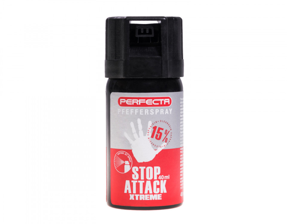 Pepper spray gel liquid STOP ATTACK XTREME 40 ml. - Comprar seguridad