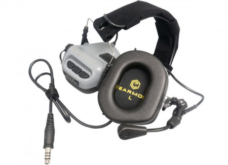 Antifoane M32 MOD3 EARMOR sistem de comunicatie inclus - Gri