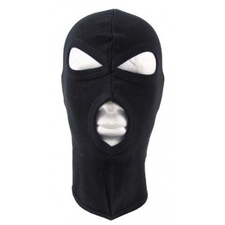 Cagula MFH bumbac cu 3 gauri, negru