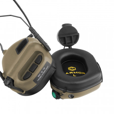 Antifoane active M31H EARMOR - Coyote Tan