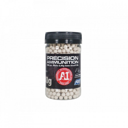 Set bile airsoft 0.40 grame 1000 bucati , alb