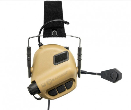 Antifoane M32 MOD3 EARMOR sistem de comunicatie inclus - Tan