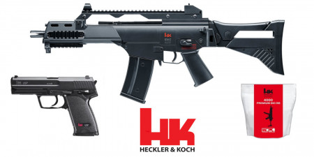 Pachet complet Airsoft "ACTION WARRIOR" de la Heckler & Koch