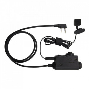 Buton M52 PTT Kenwood Earmor compatibil cu casca simpla, dubla si laringofon