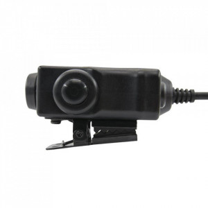 Buton M52 PTT Kenwood Earmor compatibil cu casca simpla, dubla si laringofon