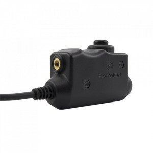 Buton M52 PTT Kenwood Earmor compatibil cu casca simpla, dubla si laringofon