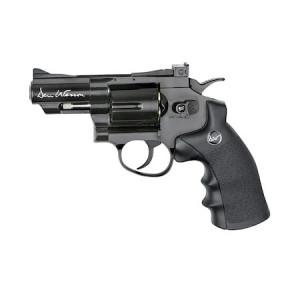 Revolver Dan Wesson 2.5 inch negru cu CO2 calibru 6 mm