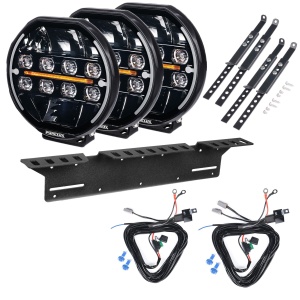 Additional light PURELUX Heat 9200 - Round / 22 cm / 200W / Ref. 30, 3 pcs - Complete set