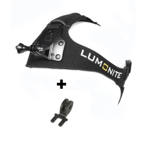 Bandă pentru cap LUMONITE Ergo V2, Head Stand + D-Nut GoPro Suport - Img 2
