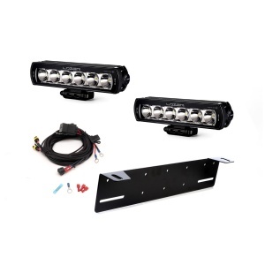 Bară LED Lazer ST6 Evolution - dreaptă / 28 cm / 66W, 2 buc - Set complet