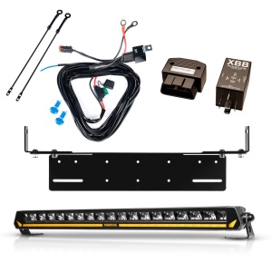 Bară LED PURELUX Panther Aero S540 - dreaptă / 54 cm / 108W / Ref. 25, 1 buc - Set complet cu suport pentru montaj încastrat + XBB OBD Dongle & PowerUnit releu de conectare