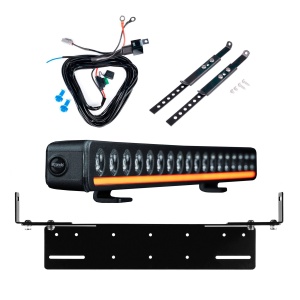 Bară LED Strands Nuuk D-Line 20" - dreaptă / 52 cm / 125W / Ref. 20, 1 buc - Set complet cu suport pentru montaj încastrat