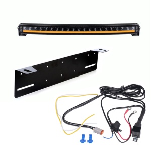 Bară LED Strands Siberia SRC 22" - curbată / 56 cm / 100W, 1 buc - Kit complet - Img 2