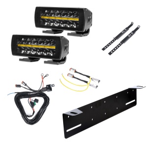 Bară LED Strands Siberia XP DR 8" - dreaptă / 20 cm / 55W / Ref. 20, 2 buc - Set complet - Img 2