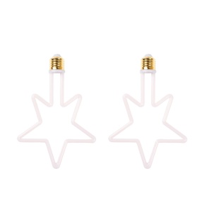 Bec LED AGGE Carnival E27, 8W, Star, 2 buc - Img 2