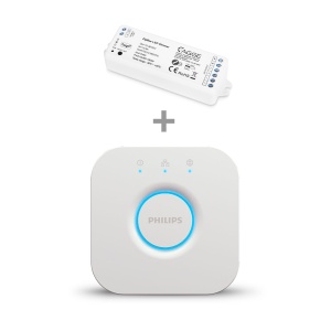 Controler mobil pentru bandă LED AGGE Single Color Zigbee Controller, Controller + Philips Hue Bridge