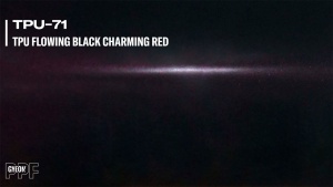 Folie de protecție pentru vopsea GYEON PPF Color - culori speciale, Flowing Black Charming Red (TPU-71)