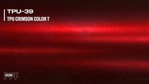 Folie de protecție pentru vopsea GYEON PPF Color - roșu, Crimson Color T (TPU-39)