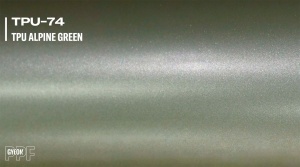 Folie de protecție pentru vopsea GYEON PPF Color - verde, Alpine Green (TPU-74)