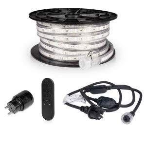 Kit de bandă LED pentru gard AGGE - Set complet, 15 m