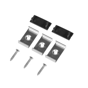 Kit de piese de schimb pentru AGGE Wide Surface profil din aluminiu, negru