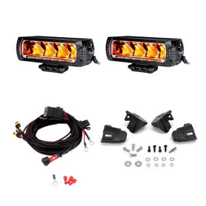 Kit de proiectoare auxiliare Ford Ranger Wildtrak X / Stormtrak PHEV (2023+), 2 x LAZER Triple-R 750 GEN2, Triple-R 750 Beacon