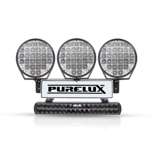 Kit de proiectoare auxiliare PURELUX WRC 1, 741W / 58 000 lm - Set complet, set cu lămpi 9110 albe - Img 2