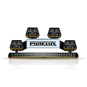 Kit de proiectoare auxiliare PURELUX WRC 18, 684W / 48 000 lm - Set complet