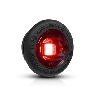 Lampă de avertizare / Lampă de gabarit PURELUX Spectre 3X Flash - 12/24V / 2W / 19 mm, Roșu