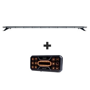 Lampă de avertizare Strands Monitum - Panel / 12/24V / 144W / 1850 mm, bară de avertizare + telecomandă