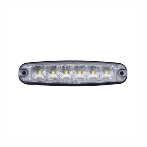 Lampă de avertizare Strands Strobe Light 6 LED - Portocaliu / 12/24V / 7W / 131 mm - Img 2