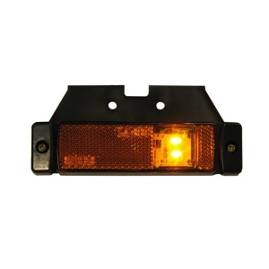 Lampă de gabarit laterală / lumină de poziție Strands side marker LED - 12/24V / 120 mm, Portocaliu