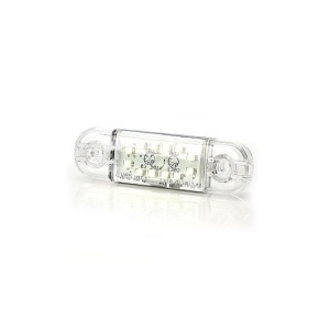 Lampă de poziție / Side Lampă de gabarit Strands Side Marker Slim 12 LED - 12/24V / 84 mm, Alb - Img 2