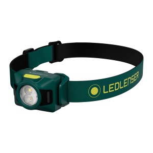Lampă frontală LEDLENSER HF4R - 650 lm / Reîncărcabil, verde