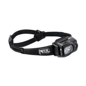 Lampă frontală Petzl Swift RL - 1100 lm / Reîncărcabil, Negru