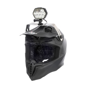 Lampă pentru cască Enduro LUMONITE Leader - 6838 lm / Reîncărcabil, 1 x light + Baterie + Suport