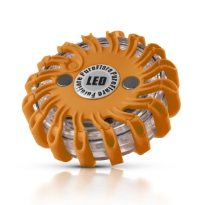 LED light puck Pureflare - Orange / Rechargeable