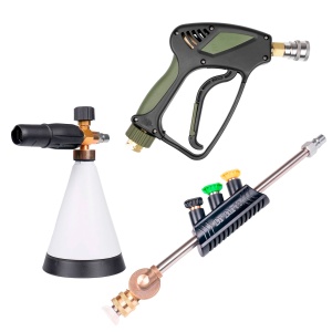 Pistol pentru aparat de spălat cu presiune DR DIRT Pressure Gun G3, SnapLock, pistol + pachet de accesorii