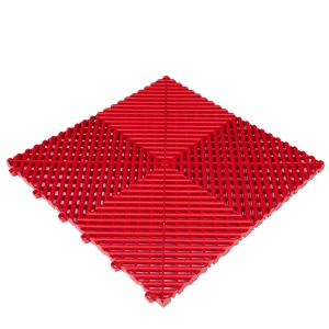 Placă pentru pardoseală DR DIRT Garage Plaza HD – Original (1,92 m²), roșu, 1.92 m² (12 tiles)